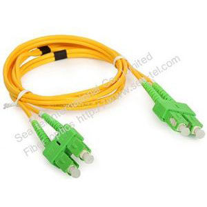SC/APC  Single mode Dueplex Fiber Optic Patch cord